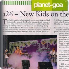 A26 article on Planet Goa November 2010